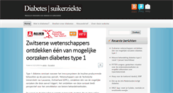 Desktop Screenshot of diabetes-suikerziekte.nl