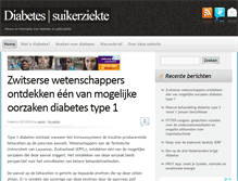 Tablet Screenshot of diabetes-suikerziekte.nl